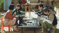 The four enjoy a meal together (Image Source: Instagram @channel.ena.d)
